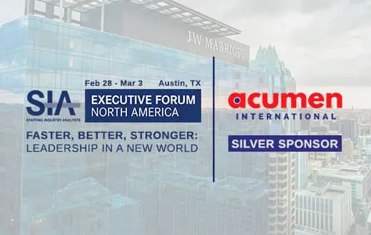 Acumen International to Sponsor and Participate in SIA Annual Executive Forum 2022